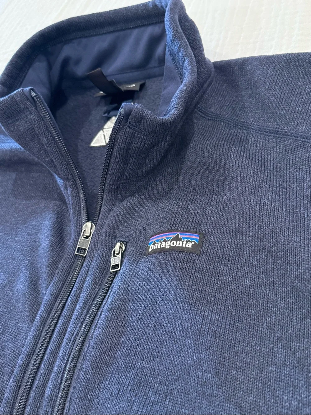 Patagonia Men’s Better Sweater Full Zip Fleece Vest Navy Blue Size XXL